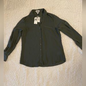 Long sleeve button up shirt from Express